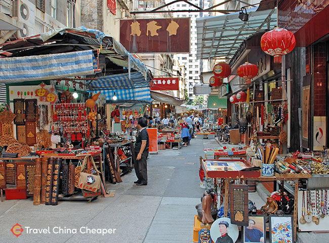 A Chinese market street